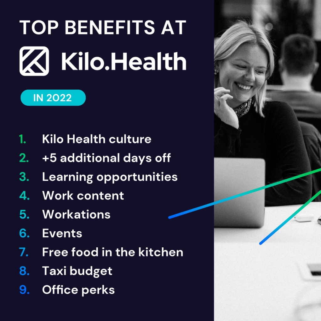 Kilo Health key benefits